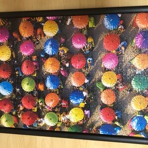Colorful Umbrella Puzzle Wall Art